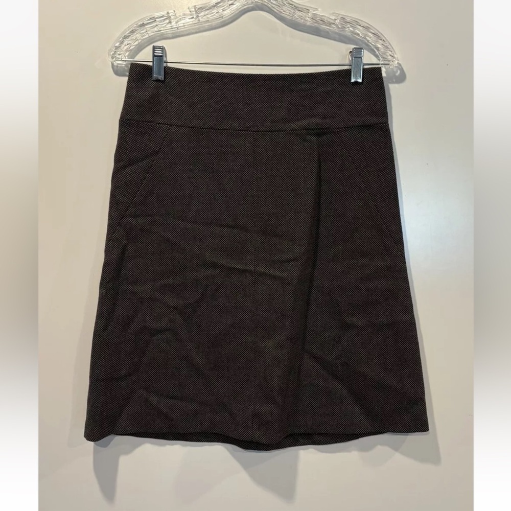 Banana Republic Womens Brown‎ Wool Blend Tweed Skirt Size 6 (1651)